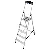 KRAUSE SAFETY drabina aluminiowa 5 stopni z PÓŁKĄ KRAUSE SAFETY drabina aluminiowa 5 stopni z PÓŁKĄ